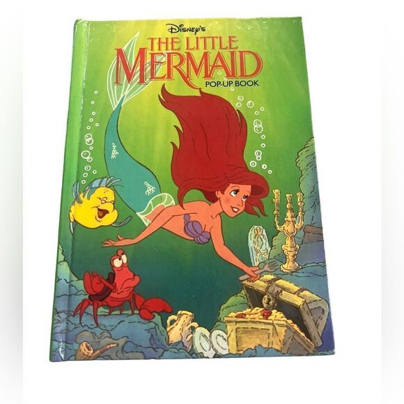 DISNEYS THE LITTLE MERMAID POP-UP BOOK 1991 First Edition - Picture 1 of 6
